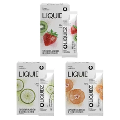 Kit 3 Sabores LIQUIDZ® - Eletrólitos Zero Açúcares - 3 Caixas - 18 sachês