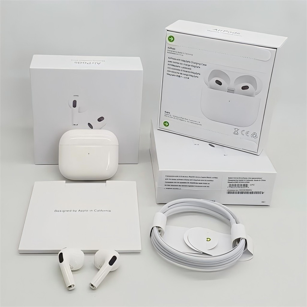 Fone De Ouvido 2024 Novo AirPods 3 gerações sem fio Bluetooh 5.2 Compativel  IOS e Android em Oferta na Shopee