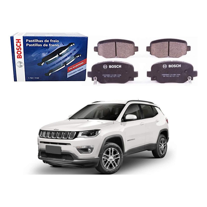 Pastilha Freio Traseira Jeep Compass 2.0 2016 A 2020