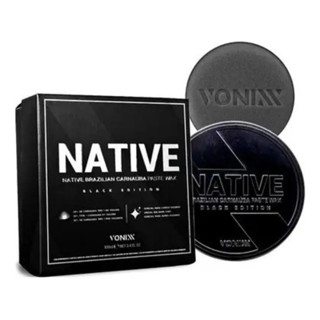 Cera Cristalizadora Native Black Wax Carnauba Preta Vonixx em Oferta na Shopee