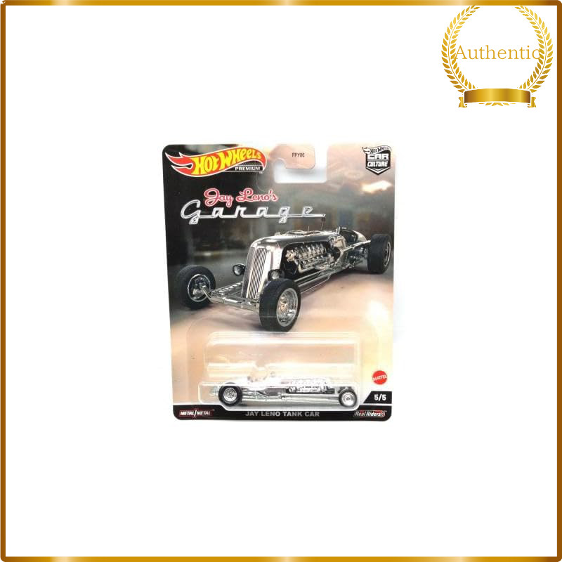 Hot Wheels Premium Car Culture Exotic Envy Jay Leno Tank Car 1:64 Die-Cast Mini Car
