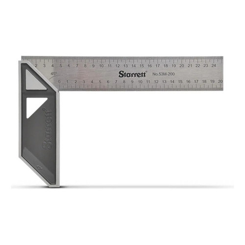 Esquadro 12 300 Mm Cabo De Alumínio Starrett - K53m-300-s