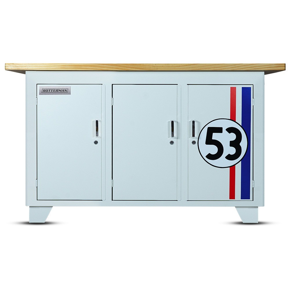 Bancada fechada c/ 3 portas RETRÔ 53 Rotterman
