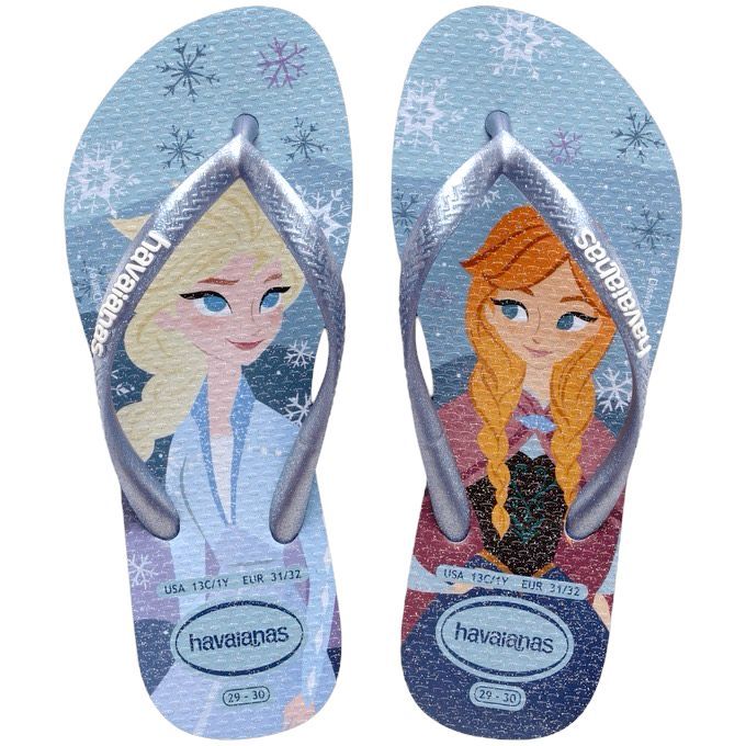 Chinelo Infantil Slim Kids Havaianas Prince Glitter Original