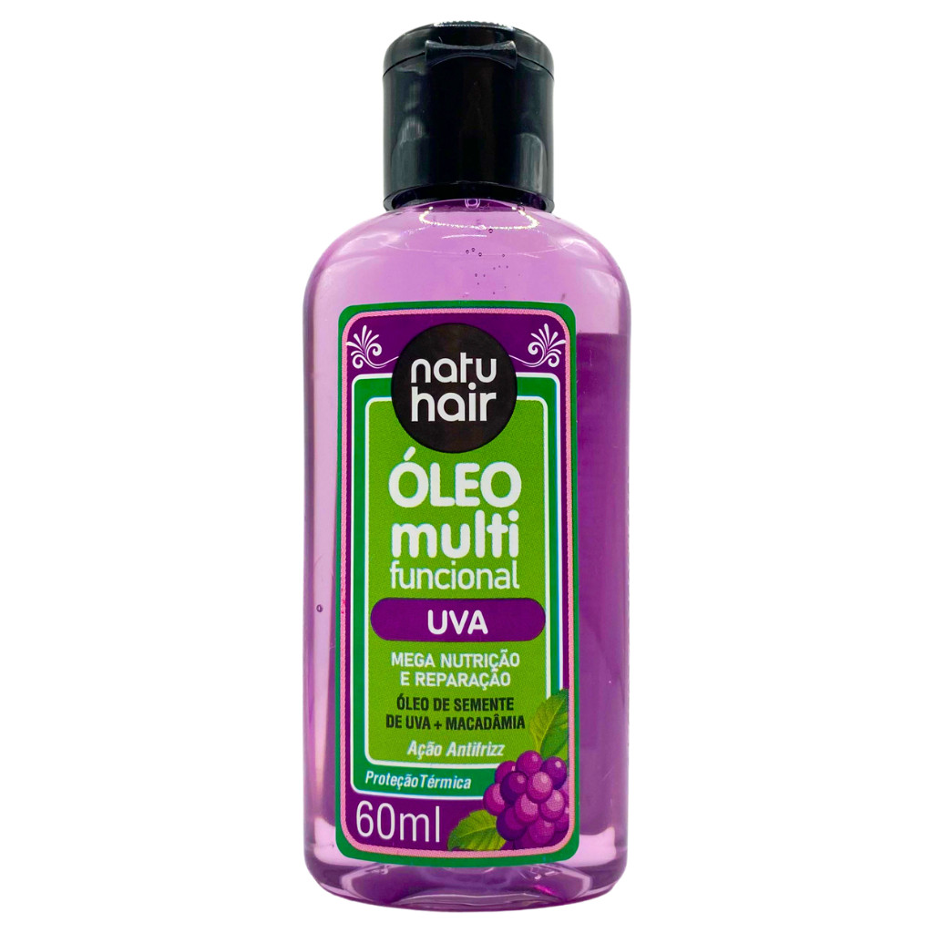 Óleo Multifuncional NatuHair Uva 60ml