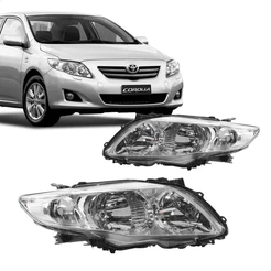 Farol Corolla 2009 2010 2011 Cromado