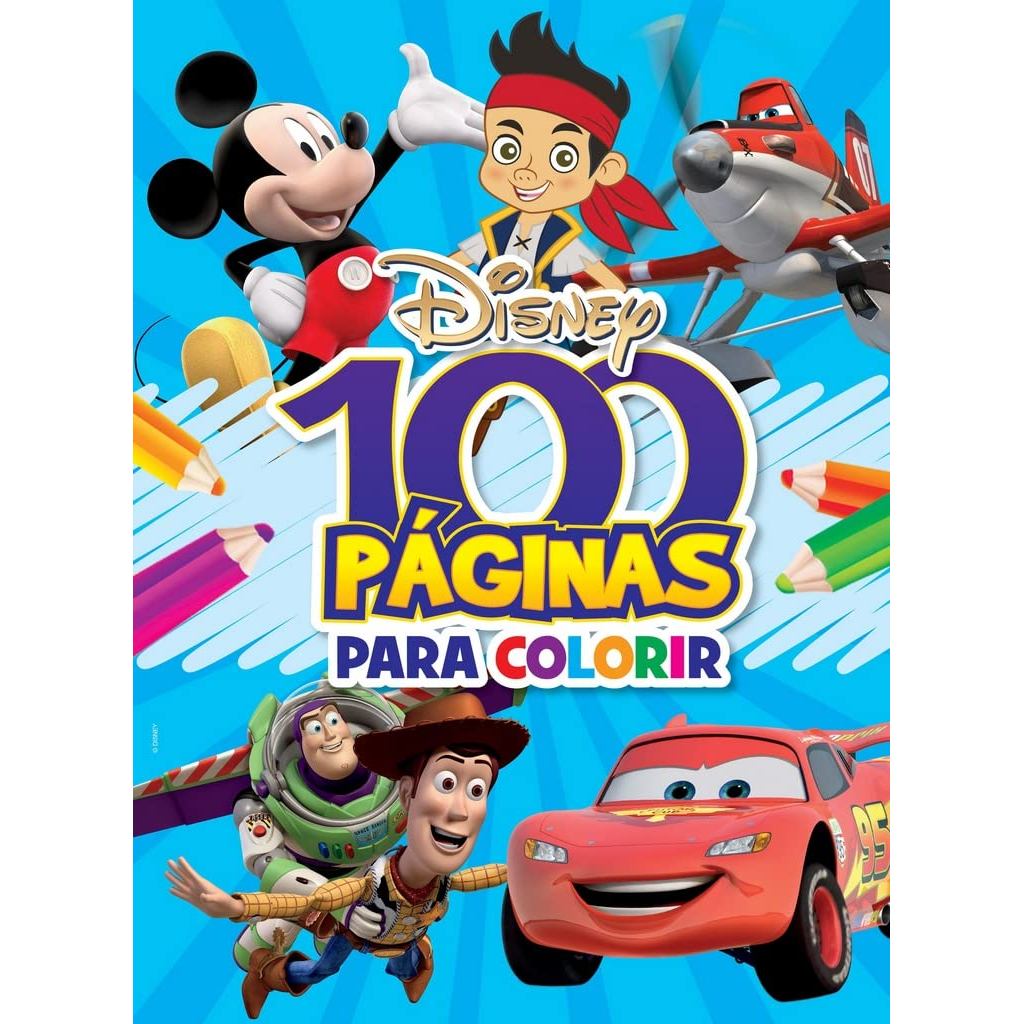 100 Páginas para Colorir | Disney | Meninos