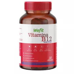 Vitamina B12 WeFit 30 Cápsulas 2,4mcg Metabolismo Energético