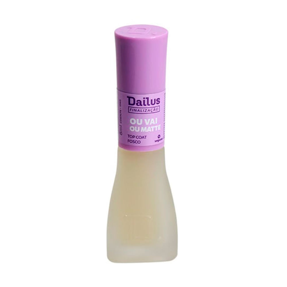 Top Coat Fosco Dailus Ou Vai Ou Matte 8ml em Oferta na Shopee