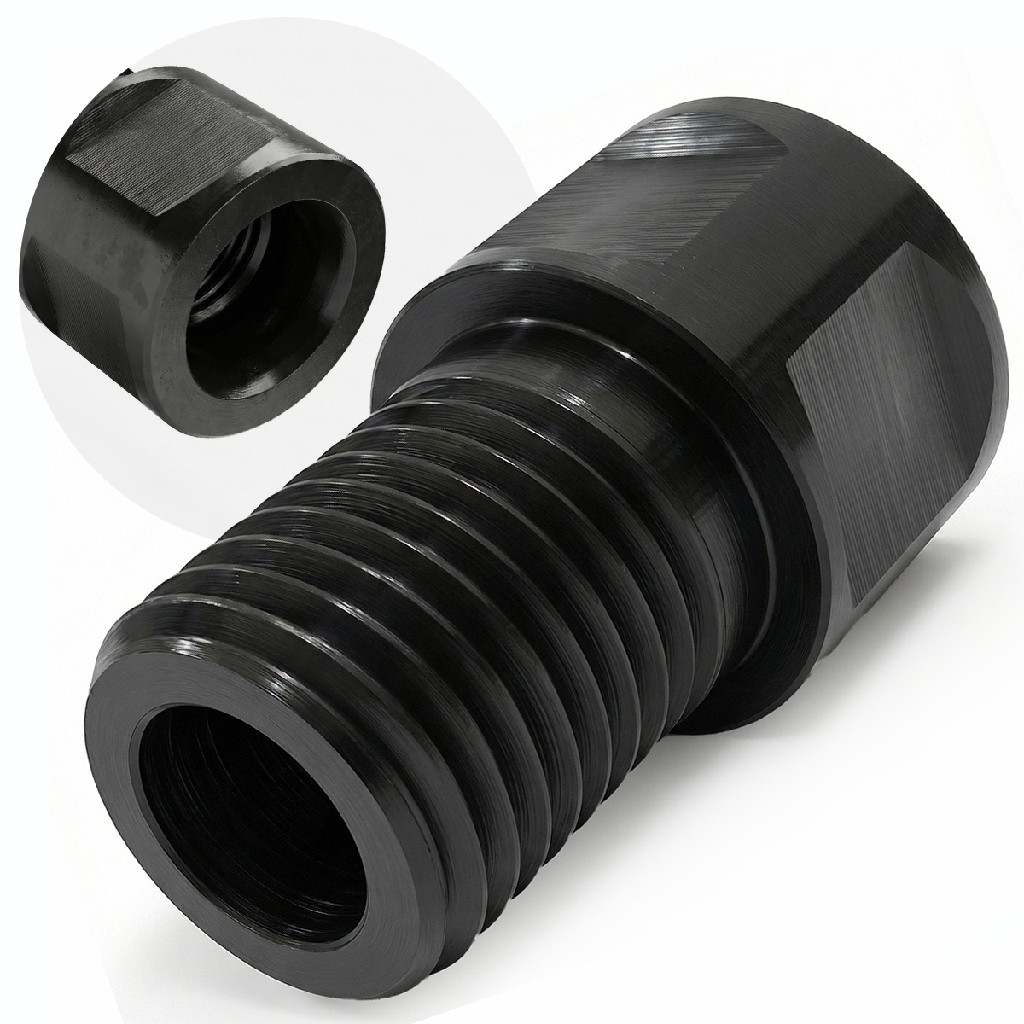 Adaptador Perfuratriz Maquina Rosca M22 Para Broca Serra Copo 1.1/4