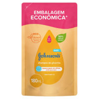 Shampoo Infantil Johnson's Baby Refil Tradicional 180ml