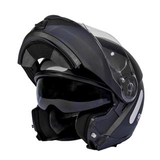 Capacete Gp Tech A118 Robocop Preto Fosco Com Óculos Interno Fumê em Oferta na Shopee