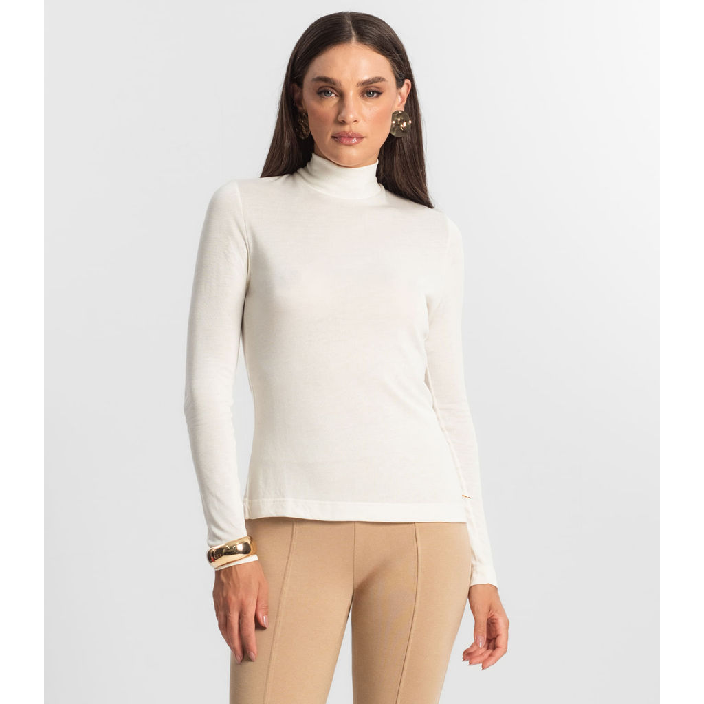 Blusa Feminina Manga Longa Endless Bege