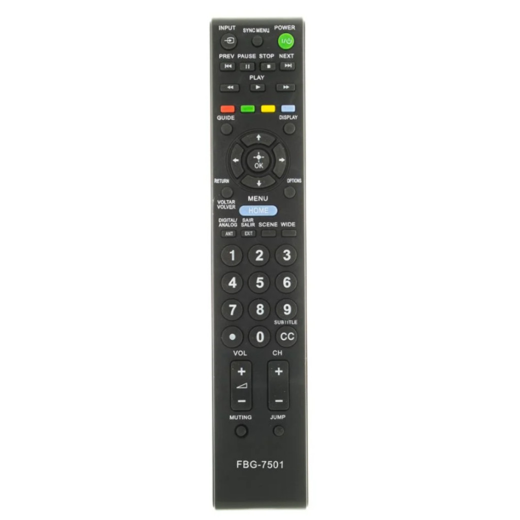 Controle Remoto Para Tv Sony Bravia FBG 7501 SKY 7501 LE 7012 RMYD081 Rmyd081