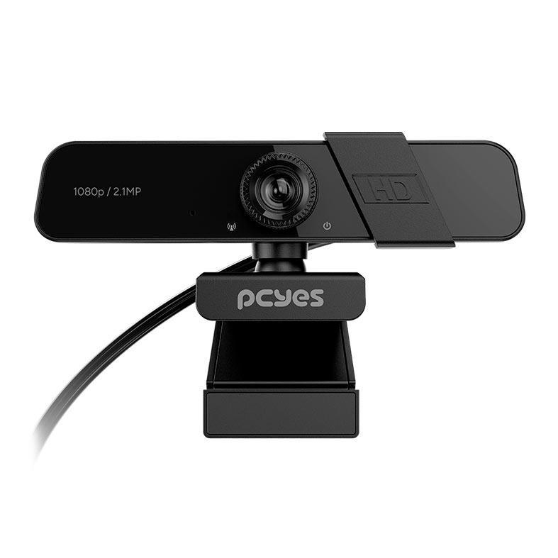 Webcam PCYes Raza FHD-04, FHD, 1080p, USB, Preto, RZFHD04 em Oferta na Shopee