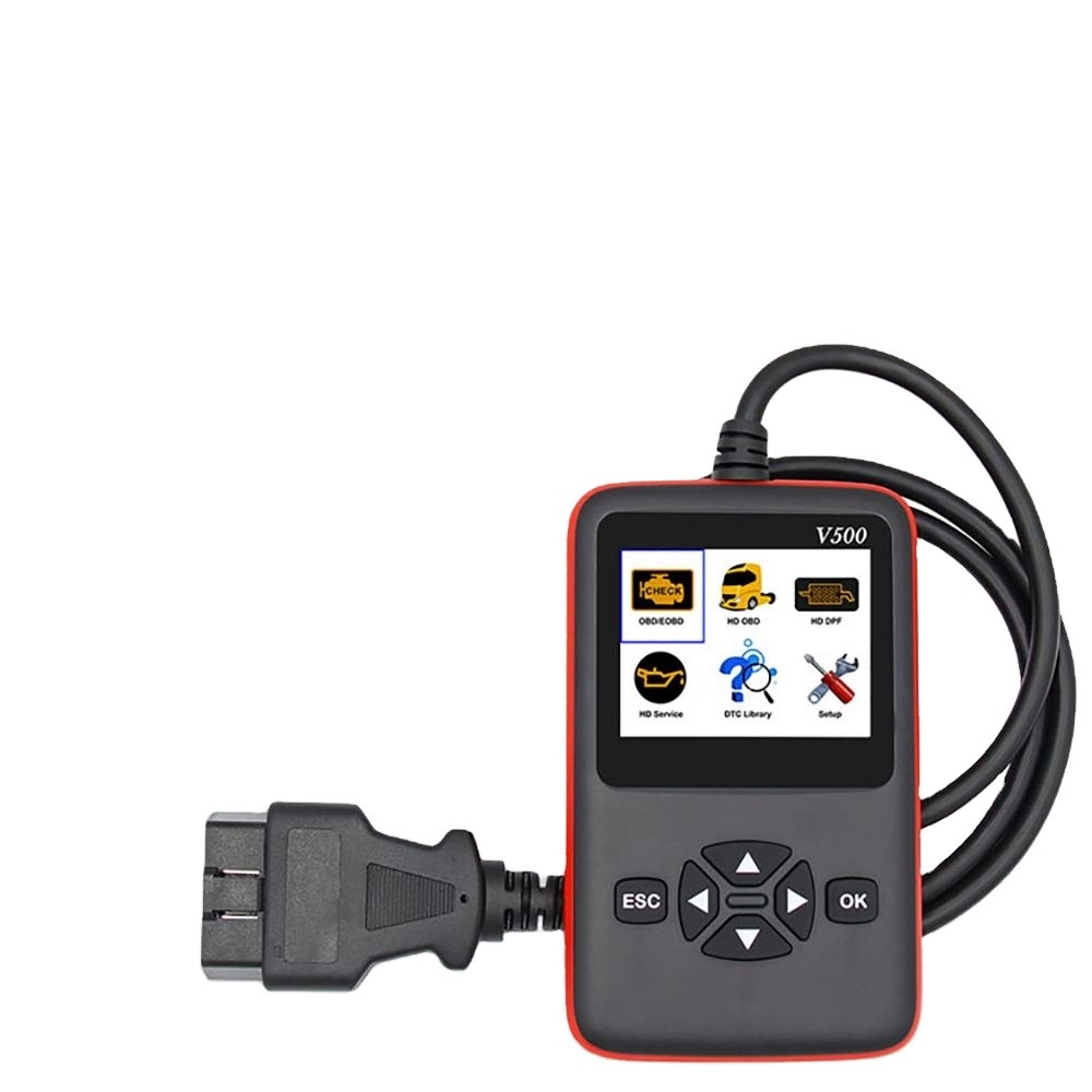 Nova Marca V500 Carro/Caminhão Ferramenta De Diagnóstico Automático Verificação Para E Melhor OBD