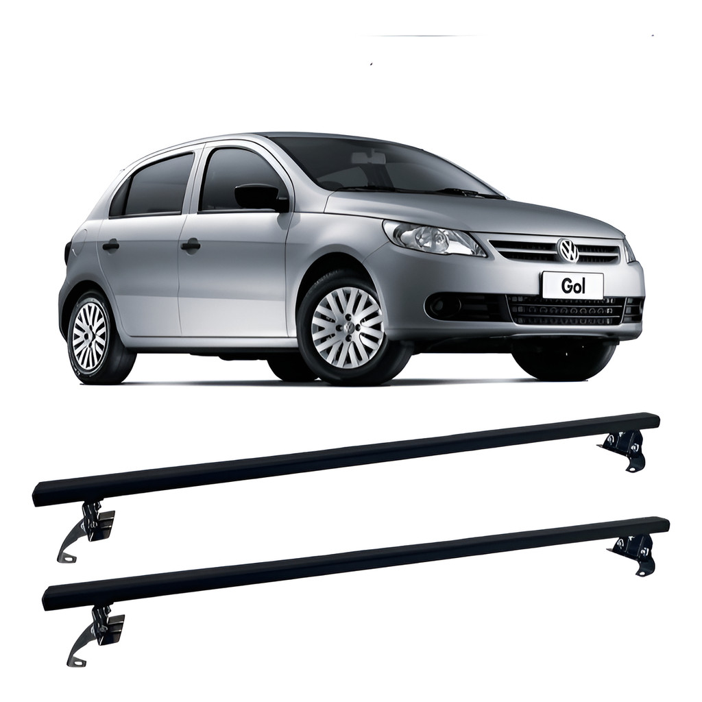 Rack Teto Suporte Bagageiro Aço Smd Vw Gol G5/g6/g7 4 Portas