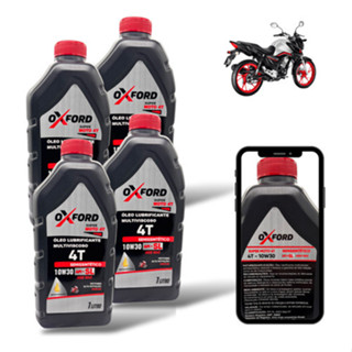 Kit 4 Óleo De Motor 10w30 Oxford 4 Tempos Api Sl Ma2 4 Litro em Oferta na Shopee