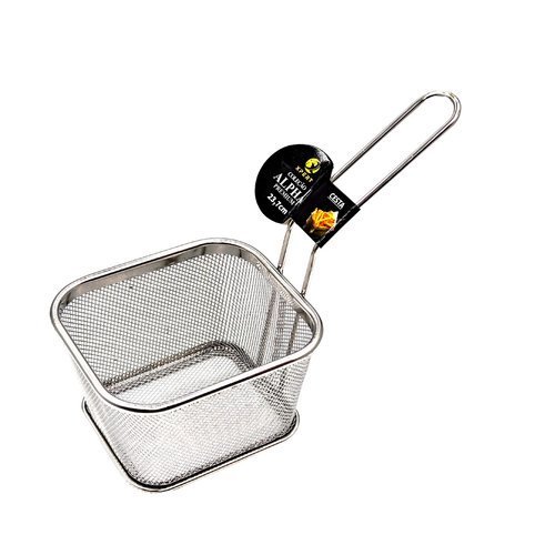 Cesto Fritura Inox Resistente Duravel Cozinha Profissional Pratico Utensilio Fritadeira