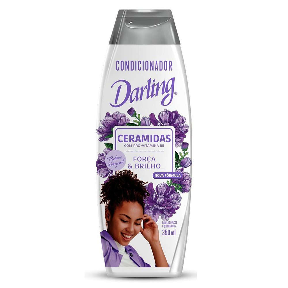 Condicionador Darling Ceramidas Força e Brilho 350ml em Oferta na Shopee