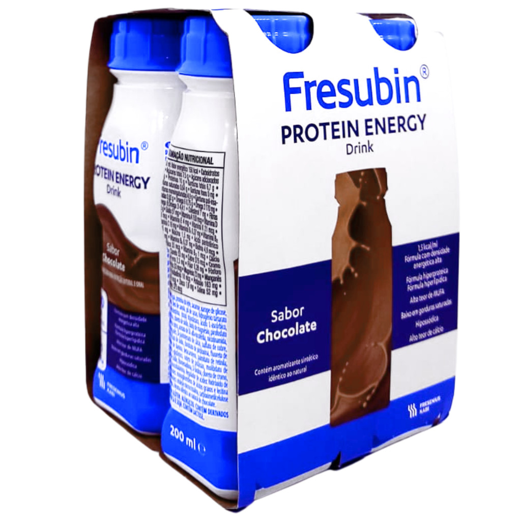 Fresubin Protein Energy Drink Suplemento Hipercalórico Hiperproteico Fresenius Kabi KIT 4 x 200ml