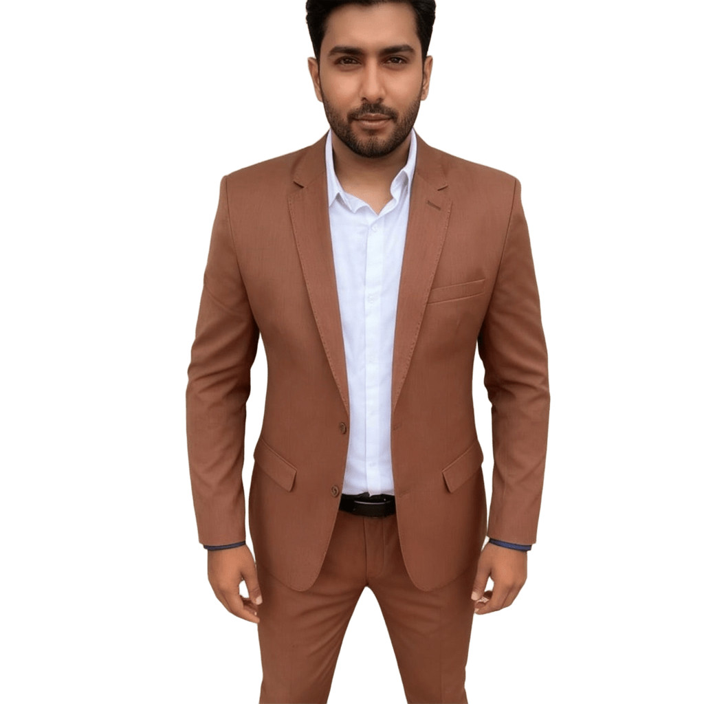 Terno microfibra mocha melange