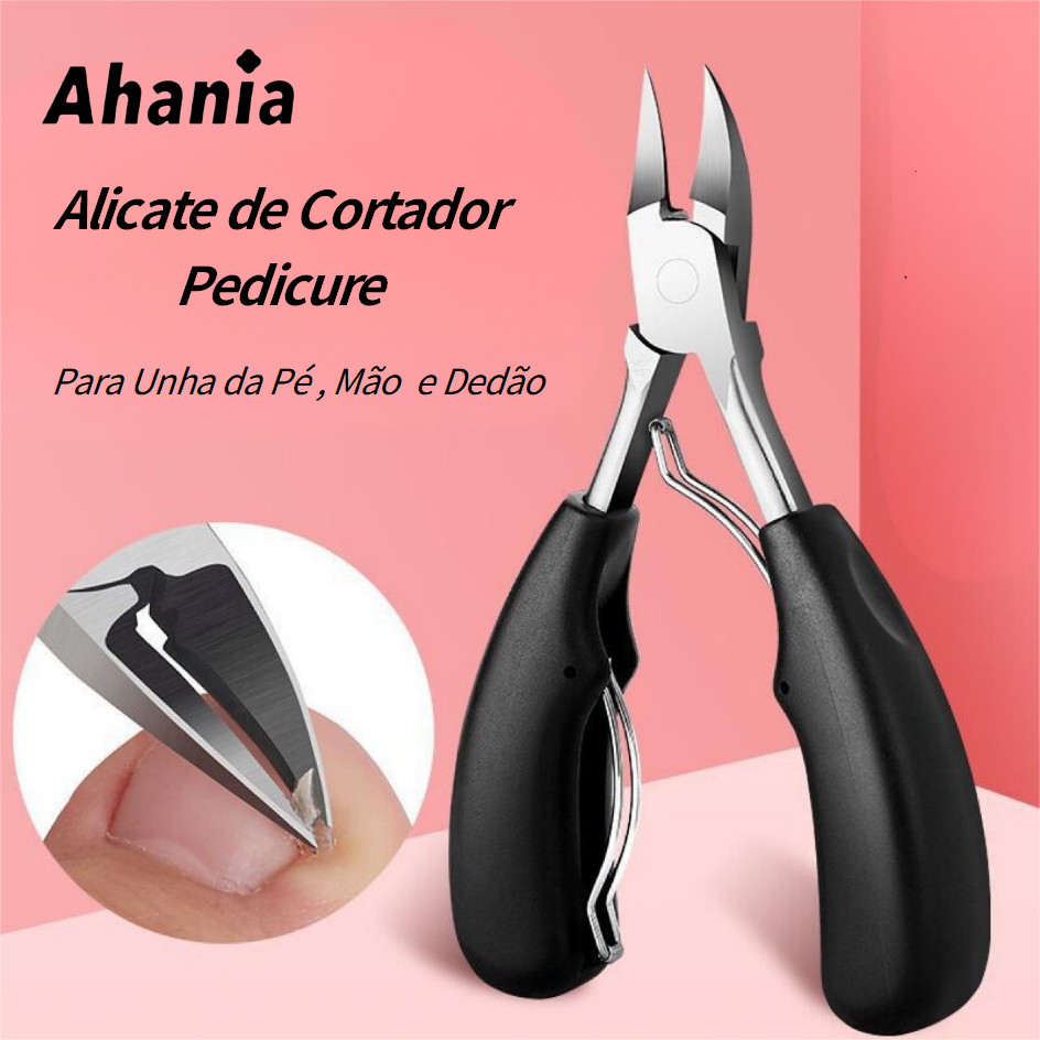 Grande Alicate cortador de unha / Manicure Pedicure Mola Dupla Desencravador Unha da Pé , Mão, Dedão em Oferta na Shopee