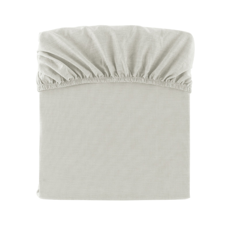 Lençol de Elástico Malha 100% Algodão Sofee Kacyumara Off White
