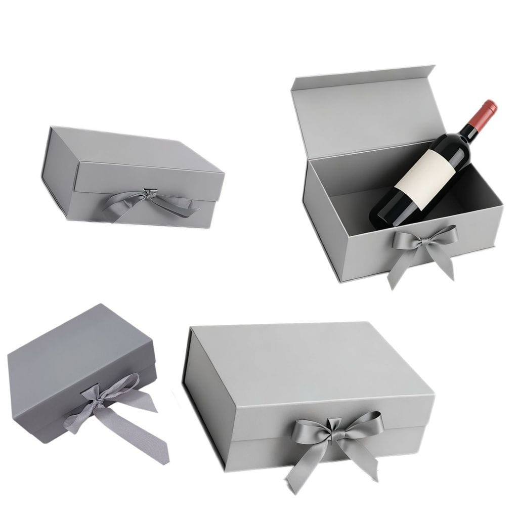 Caixa Premium com Fita de Cetim Presente 20 x 8 x 18 cm