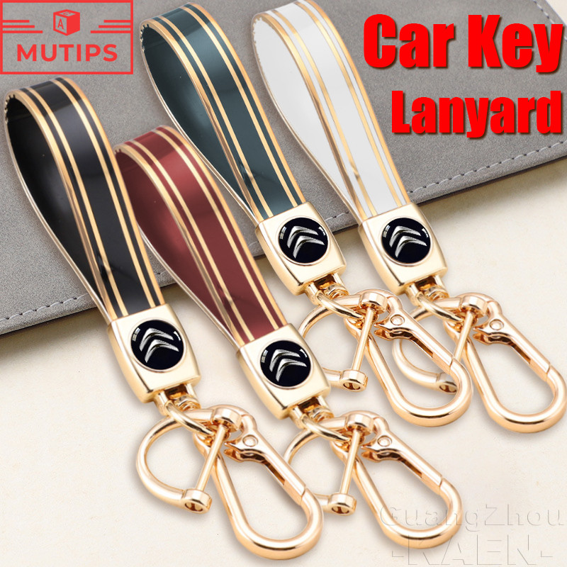 Chaveiro De Chave De Carro Citroen TPU , Cordão De Borracha Macia Com Logotipo , Para C4 Lala C3 Cactus C5 DS5 DS7 Basal