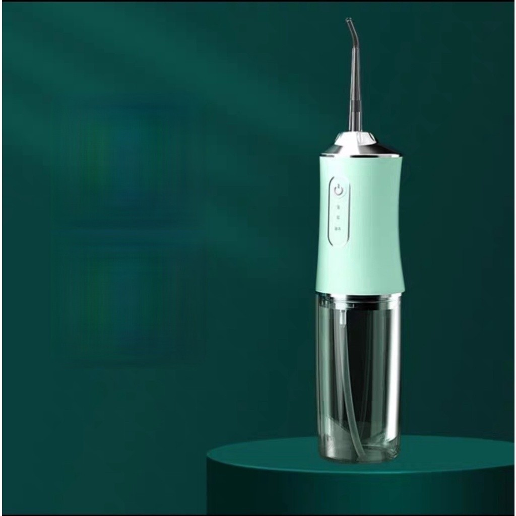 Irrigador Oral Portátil 3 Modos de Limpeza, Reservatório 220ML, Fio Dental Elétrico para Casa e Viagem