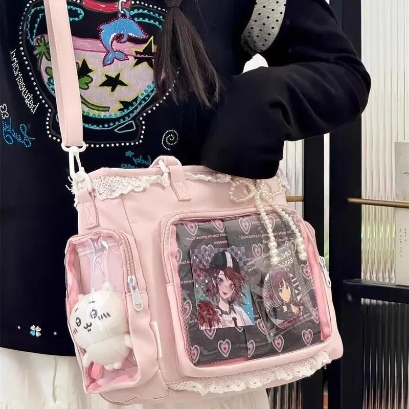 Ballet Menina Grande Apetite Itabag Japonês De Duas Dimensões Ombro Único Crossbody Saco Presente Para Amigos Bolsa Femi