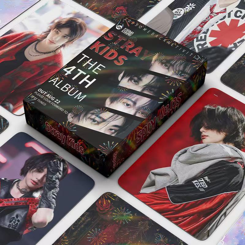 55pcs STRAY KIDS Faça Cartões Lomo 2026 Clube Dominado Comemorar KARMA Ceremonia SKZ HOP HIP HYUNJIN FELIX BANGCHAN Foto em Oferta na Shopee