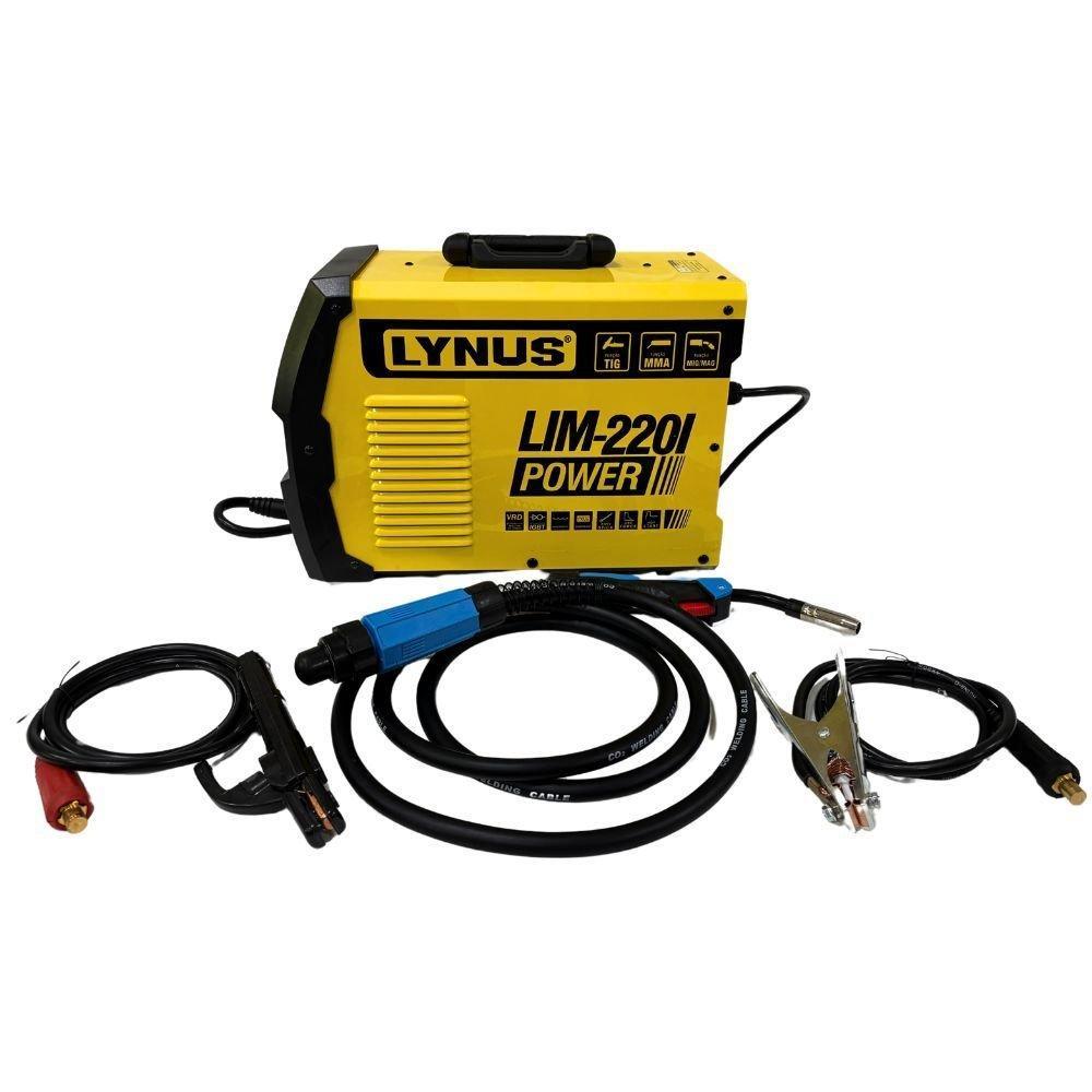 Máquina de Solda Inversora Multiprocessos LIM-220i Power Inversor 200A Bivolt Lynus