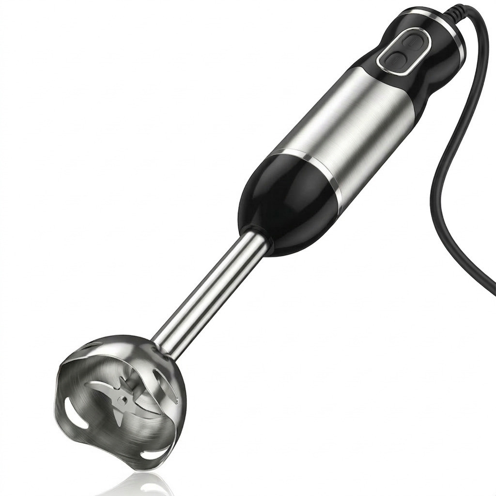 Mixer De Mão Vertical Turbo 2 Velocidades Bivolt 800W Inox Triturador Misturador De Bebidas Alimentos Dafu