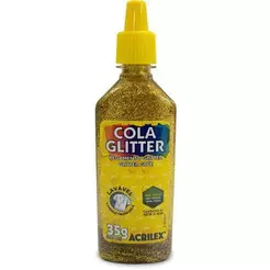 COLA COLORIDA GLITTER 35GR OURO - 29120201 - UNITÁRIO