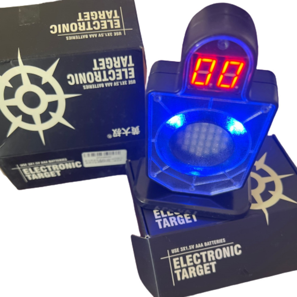 Treinamento Realilsta  Laser Bullet Alvo Eletronico Portatil Emito Som Contagem