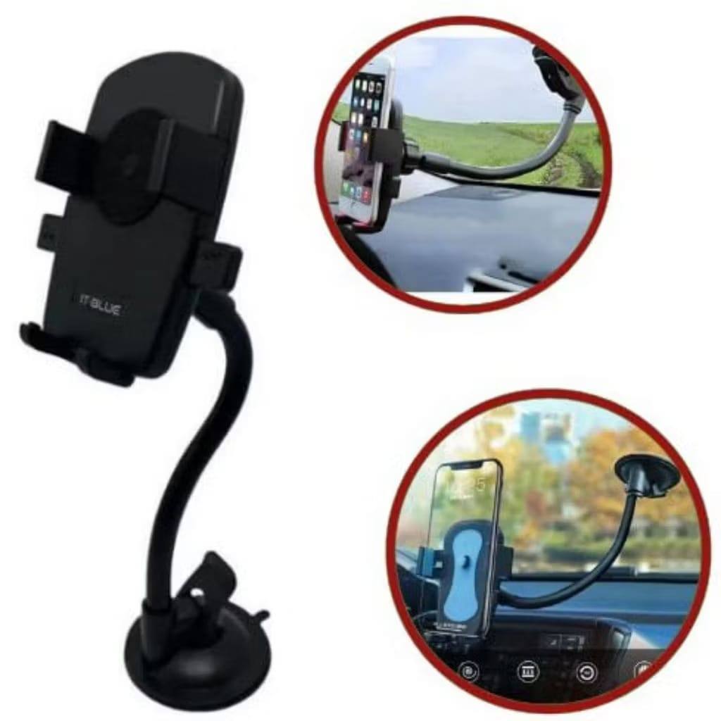 Atacado Kit 4/6 Suporte Veicular Para Celular Universal 360º Fixação Ventosa Haste Firme Ajustável