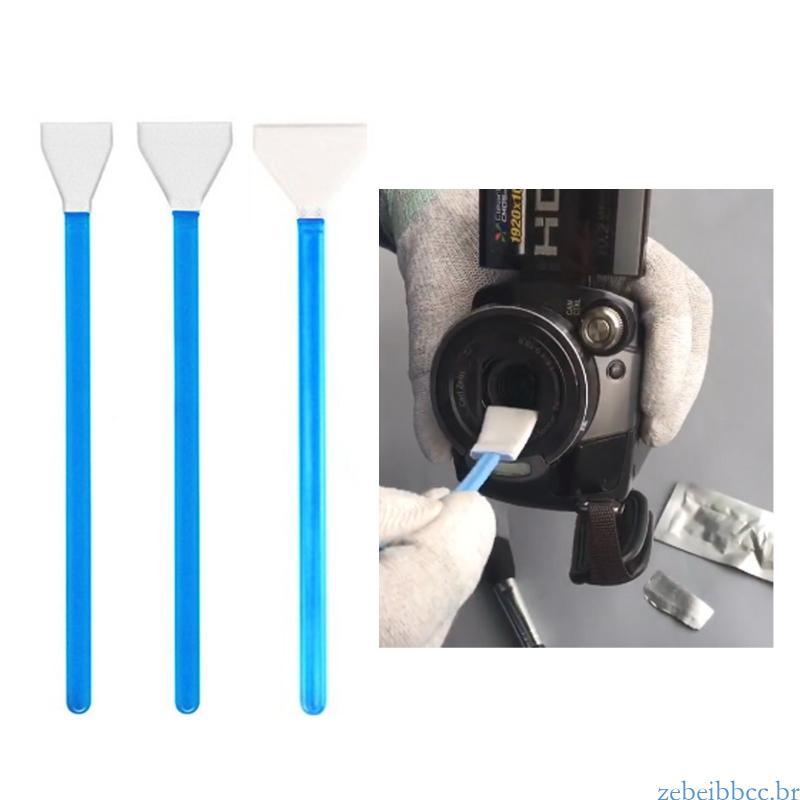 zebeibbcbr 10 Peças Cotonete Limpeza Para DSLR SLR CMOS Ferramenta Lente Câmera Digital 12mm Limpado