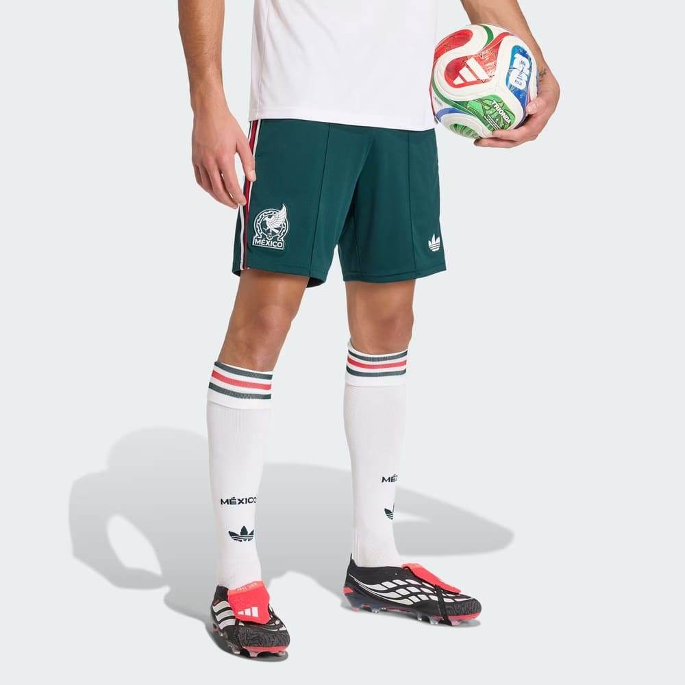 Calção México II Adidas 2026 Verde Oficial + NF