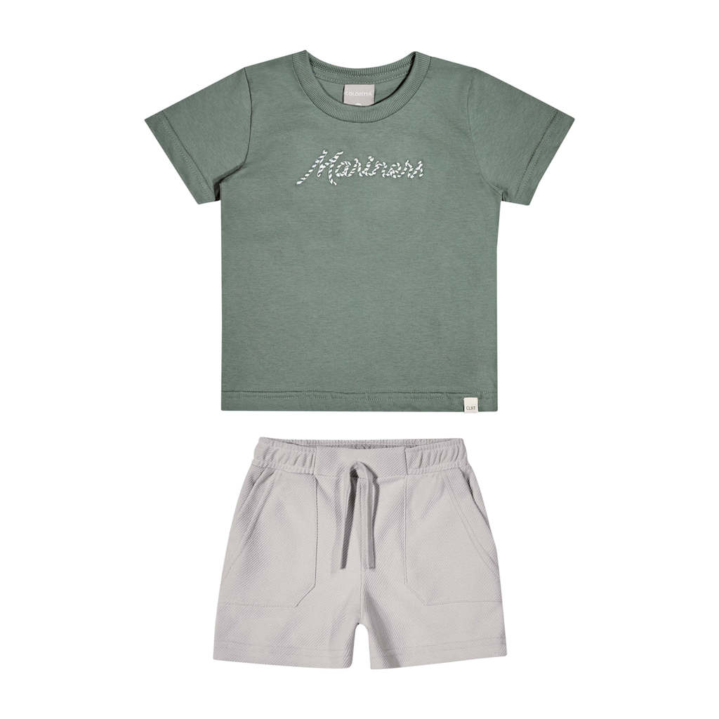 Conjunto Infantil Menino Mariners Colorittá Verde