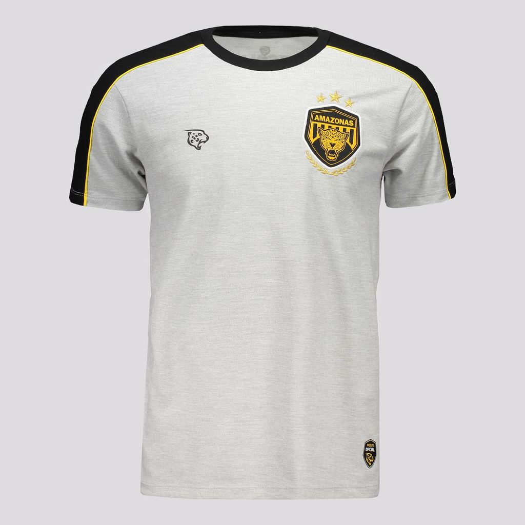 Camisa Onça Amazonas Concentração CT 2025 Cinza