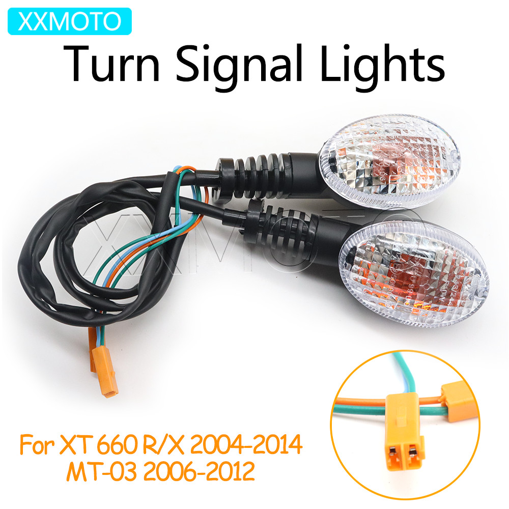 Para Yamaha XT 660 Rx 2004-2014 MT03 2006 2007 2008 2009 2010-2012 XT660 660R 660X Motocicleta MT-03 03 Sinais De Volta 