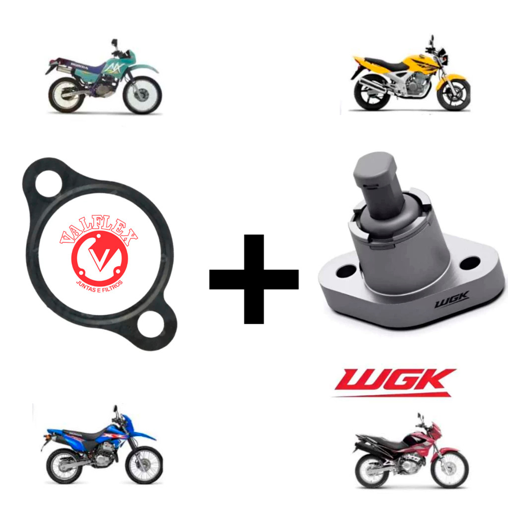 Tensor Acionador Corrente Comando + Junta Nx Falcon Cbx 250 Cbx 200 Nx 200 Twister Modelo Original WGK-10122361