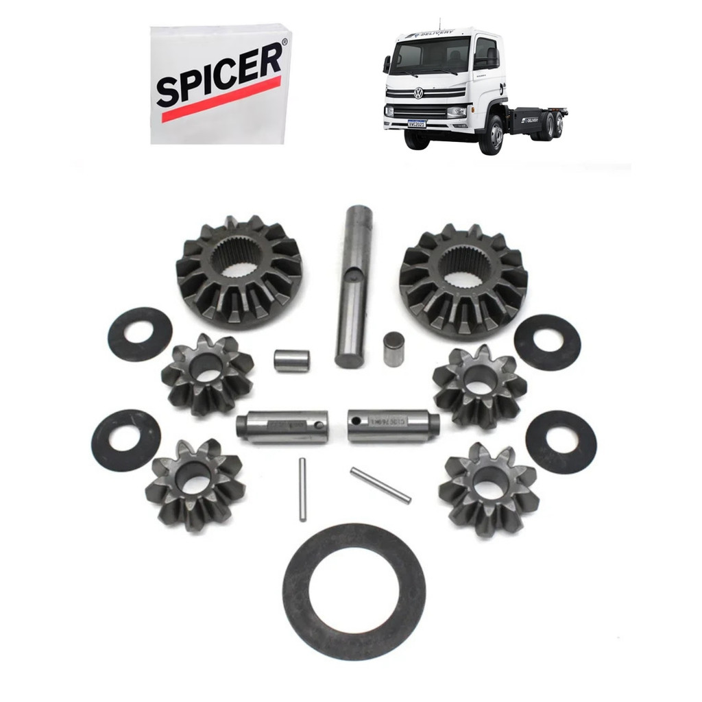 Kit Engrenagem Satélite Delivery/Cargo Eixo S130 Spicer