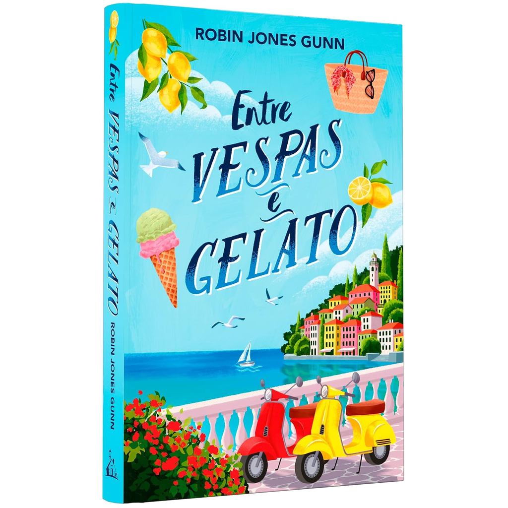 Entre vespas e gelato | Capa Dura | Robin Jones Gunn em Oferta na Shopee