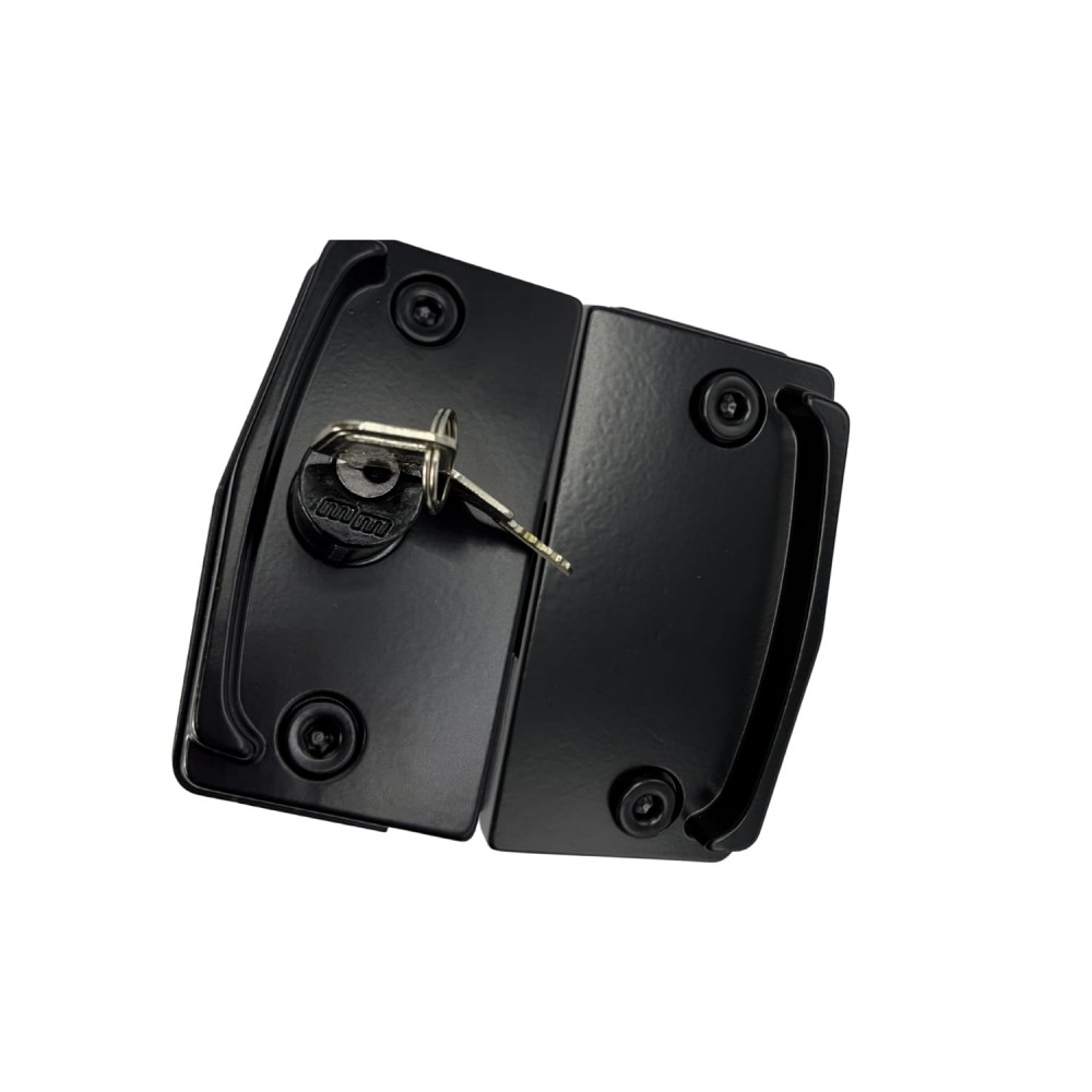 Kit Porta Correr V/V Modelo Cadeirinha Kit 09 VsM Preto