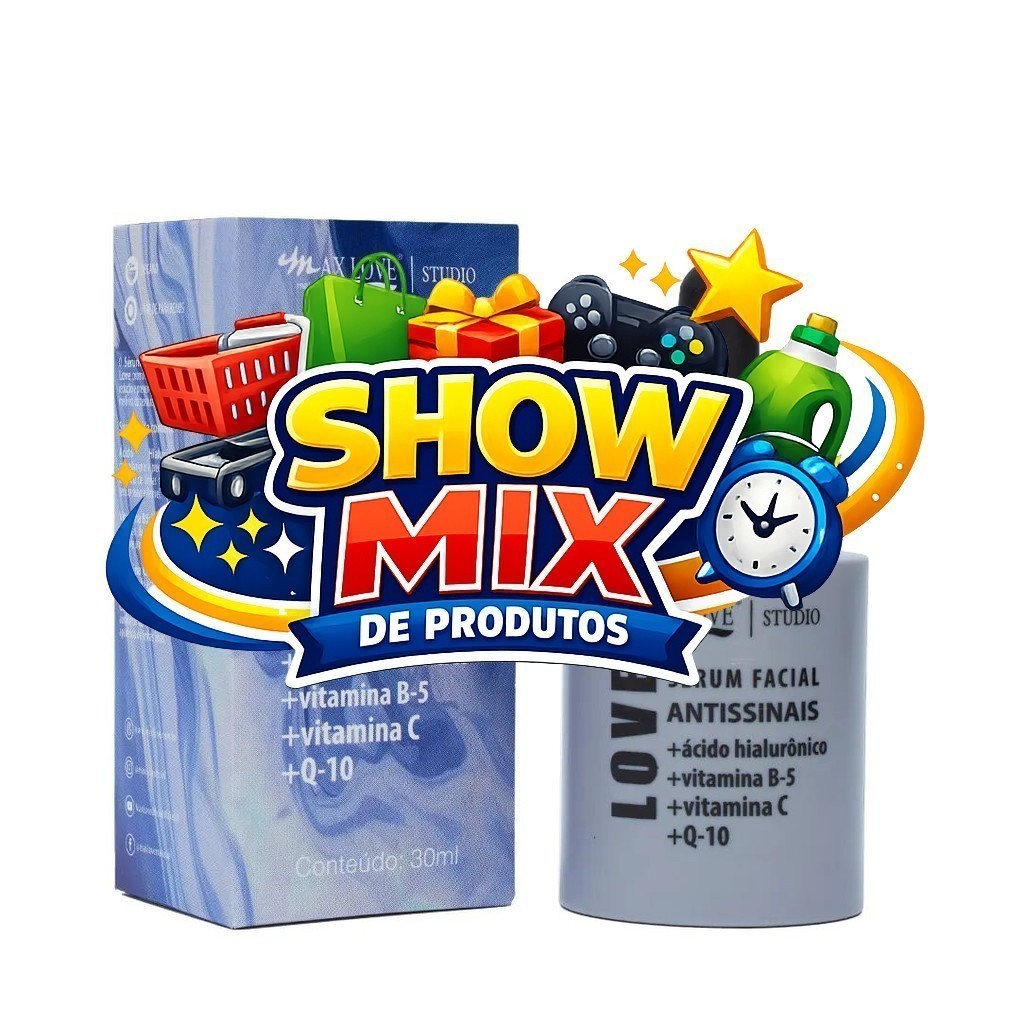 (V)✨ Sérum Facial Antissinais Vitamina C + Q10 Max Love – Firmeza, Luminosidade e RenovaçãoU0XT