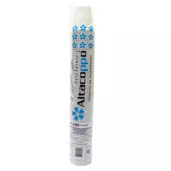 Copo plástico descartável Super Premium Branco 200ml 100und Altacoppo