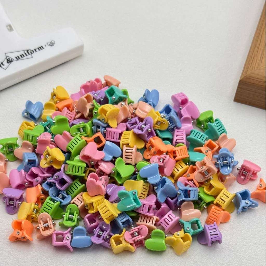 Kit 50/100/150 Mini Piranha Presilha Grampo de Cabelo Infantil Fofo Feminino — imagem 2 de 2